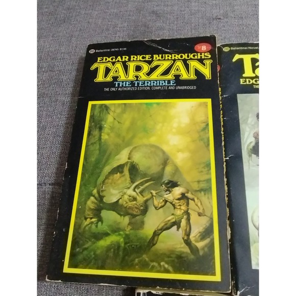 3 Vintage Tarzan ~Edgar Rice Burroughs Novels 5, 6 & 8 (bb10) - Picture 3 of 8